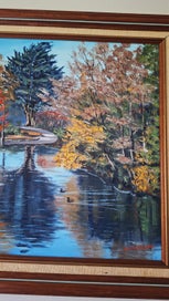 Listing 8 of 11 for <<< G.M. PETTIGREW " CHRISTCHURH GARDENS NEAR TEAROOM" PAINTNG >>>