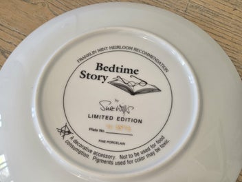 Listing 6 of 7 for Superb Sue Willis / Franklin Mint " Bedtime Story " Teddy Bear Collector Plate