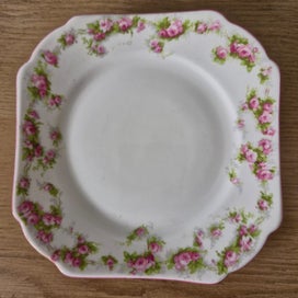 Listing 2 of 6 for Vintage Shelley Pink Roses Side Plate & Saucer