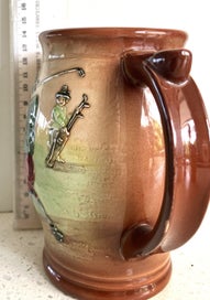 Listing 3 of 3 for Royal Doulton Kingsware Golfing tankard.
