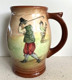 Listing 1 of 3 for Royal Doulton Kingsware Golfing tankard.