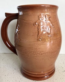 Listing 2 of 3 for Royal Doulton Kingsware Golfing tankard.