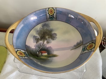 Listing 1 of 6 for Noritake two handled art deco bowl