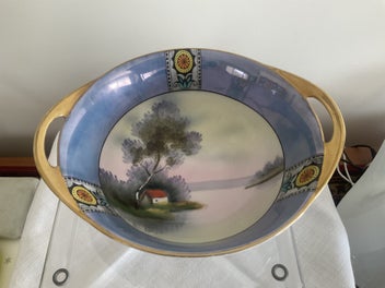 Listing 2 of 6 for Noritake two handled art deco bowl