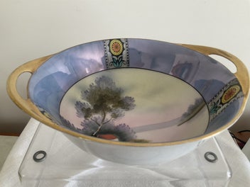 Listing 4 of 6 for Noritake two handled art deco bowl