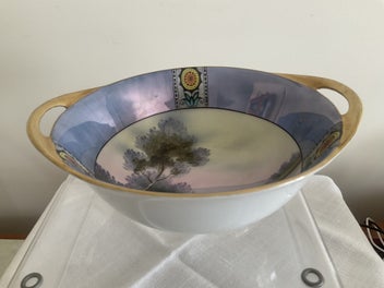 Listing 5 of 6 for Noritake two handled art deco bowl
