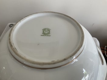 Listing 6 of 6 for Noritake two handled art deco bowl