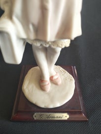 Listing 8 of 10 for F) ITALIAN FIGURINE BY G. ARMANI c1986 – FIRST DAY AT SCHOOL“MAGIC MEMORIES”
