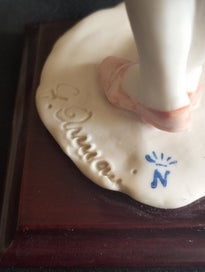 Listing 9 of 10 for F) ITALIAN FIGURINE BY G. ARMANI c1986 – FIRST DAY AT SCHOOL“MAGIC MEMORIES”