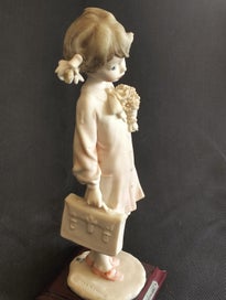 Listing 2 of 10 for F) ITALIAN FIGURINE BY G. ARMANI c1986 – FIRST DAY AT SCHOOL“MAGIC MEMORIES”