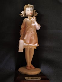 Listing 1 of 10 for F) ITALIAN FIGURINE BY G. ARMANI c1986 – FIRST DAY AT SCHOOL“MAGIC MEMORIES”
