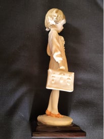 Listing 5 of 10 for F) ITALIAN FIGURINE BY G. ARMANI c1986 – FIRST DAY AT SCHOOL“MAGIC MEMORIES”