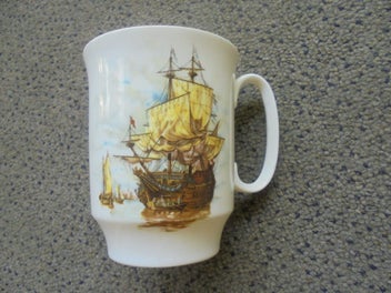 Listing 1 of 5 for Vintage English china cup - Royal Windsor - sailing ship