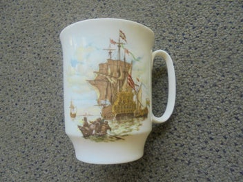 Listing 1 of 5 for Vintage English china cup - Royal Windsor - sailing ship