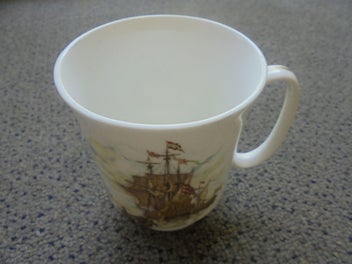 Listing 3 of 5 for Vintage English china cup - Royal Windsor - sailing ship