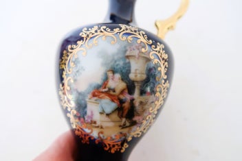 Listing 4 of 5 for ***BEAUTIFUL ROMANTIC TALL LIMOGES JUG***