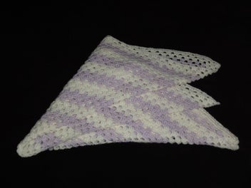 Listing 3 of 4 for Crocheted blanket 100 x 100cm as NEW condition SOFT