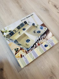 Listing 1 of 2 for HausenWare Morning Glory Divided Dish – 13” x 13”