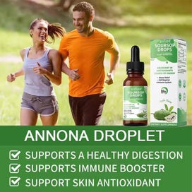 Listing 6 of 7 for Soursop Liquid Drops, Soursop Graviola Drops with Vitamin C 60ml