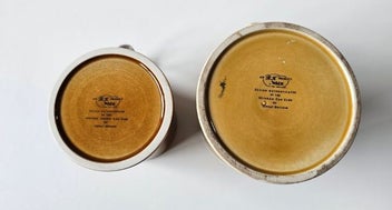 Listing 6 of 6 for A Pair of Wade of England Honey Glaze Vintage Sports Car Club Tankards.
