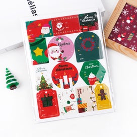 Listing 4 of 8 for Christmas Gift Tag Stickers - 12 Sheets (170+ labels)