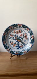 Listing 1 of 11 for Dutch Tichelaar Makkum handpainted Delft chinoiserie style wall hanging charger