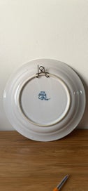 Listing 3 of 11 for Dutch Tichelaar Makkum handpainted Delft chinoiserie style wall hanging charger