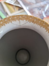 Listing 4 of 6 for Carlton Ware - Blue Lustre vase