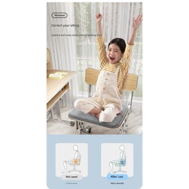 Listing 2 of 5 for Elosung Memory Foam Student Seat Cushion Pressure Relief Non Slip With Adjustabl