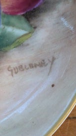 Listing 3 of 5 for ROYAL WORCESTER Fruit Signed Small Dish (save $100)