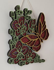 Listing 3 of 3 for Butterfly Laser Cut picture