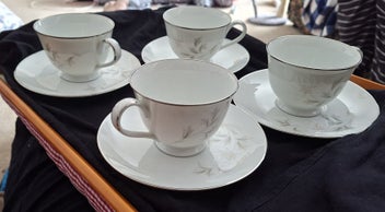Listing 3 of 3 for NORITAKE Rowina, cup and saucer x1