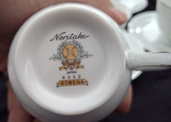 Listing 2 of 3 for NORITAKE Rowina, cup and saucer x1