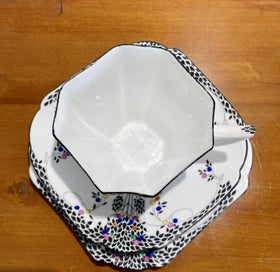 Listing 2 of 4 for Stunning Shelley Queen Anne trio art deco