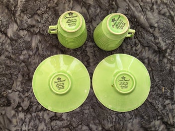 Listing 3 of 4 for 2 crown Ducal cups and saucers