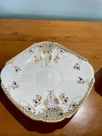 Listing 7 of 7 for Rare Gold Shelley Queen Anne trio art deco