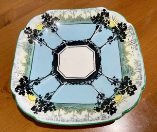 Listing 1 of 2 for Shelley Queen Anne plate art deco