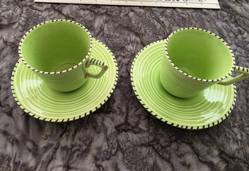 Listing 3 of 6 for 2 crown Ducal cups and saucers