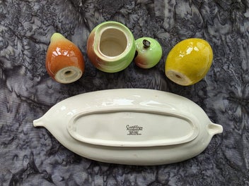 Listing 3 of 5 for Carltonware vintage fruit condiment set