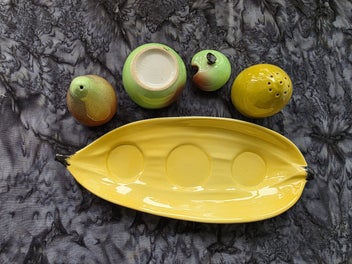 Listing 4 of 5 for Carltonware vintage fruit condiment set