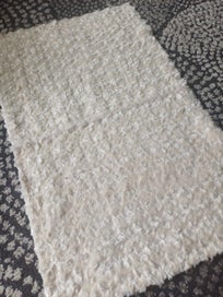 Listing 1 of 2 for Faux fur - teddy bear/ soft toy making material /Off white swirl pile