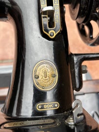 Listing 8 of 15 for Singer Sewing Machine – Model 99K (Vintage Hand-Crank, Working