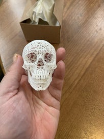 Listing 1 of 4 for 3D printed Skull Sculpture by Joshua Harker (mini)