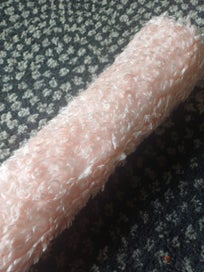 Listing 1 of 2 for Faux fur - teddy bear/ soft toy making material /baby pink shaggy pile