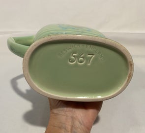 Listing 7 of 7 for Beswick Pastel Green Large Art Deco Jug 567 - Stunning