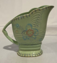 Listing 4 of 7 for Beswick Pastel Green Large Art Deco Jug 567 - Stunning