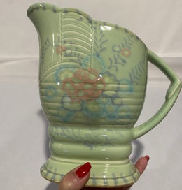 Listing 2 of 7 for Beswick Pastel Green Large Art Deco Jug 567 - Stunning