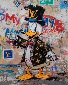 Listing 1 of 3 for Framed $1 RESERVE 1 Panel Canvas Print - Donald Duck