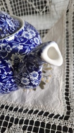 Listing 2 of 7 for Large Burleigh Calico Teapot 4 cup capacity