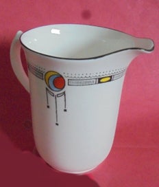 Listing 2 of 4 for SUPERB SHELLY BONE CHINA ART DECO MILK JUG PATTERN 11306 c 1925